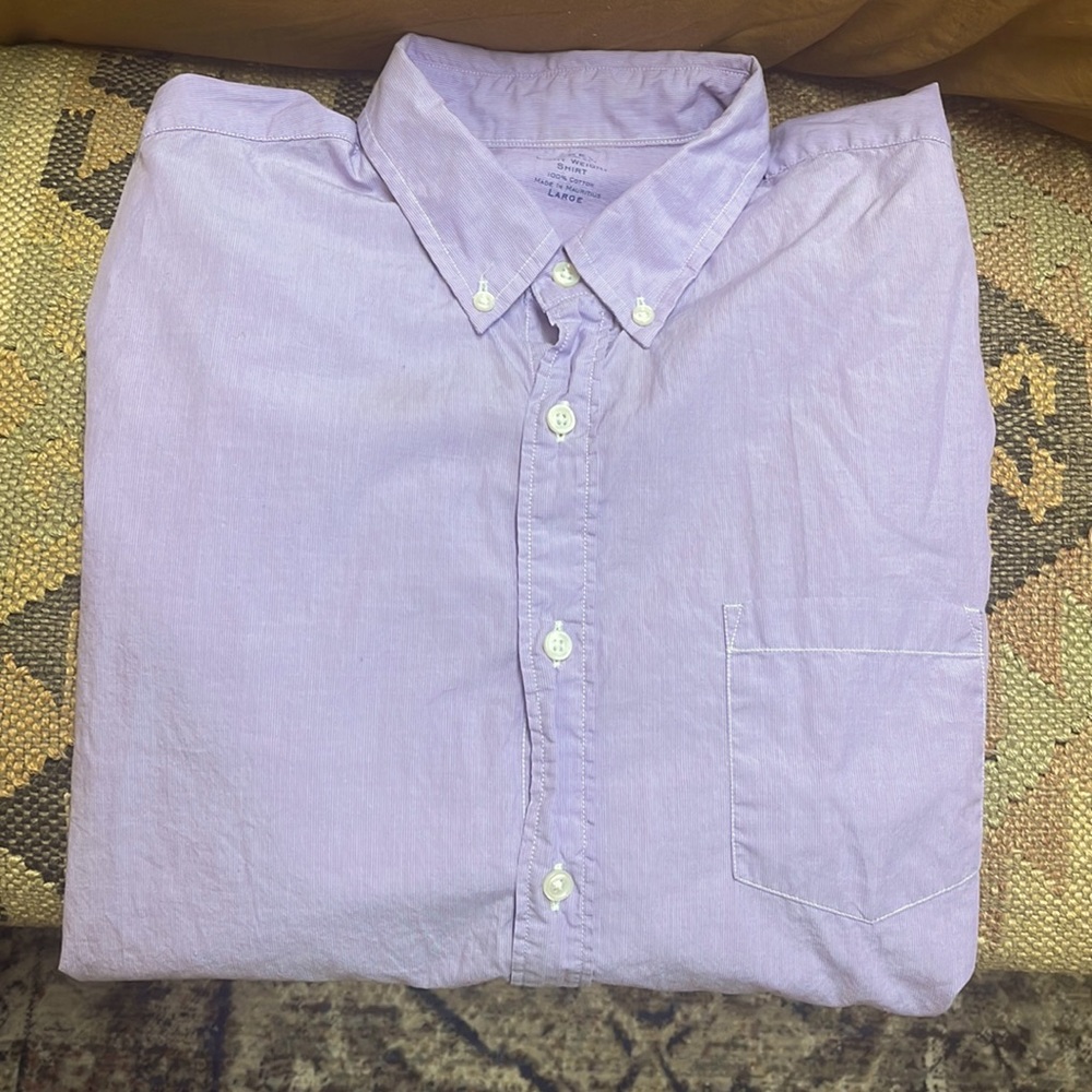 Men’s J.Crew button down long sleeve shirt